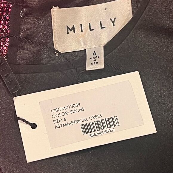 Milly Metallic asymmetrical Fuchsia Combo … - Picture 5 of 6